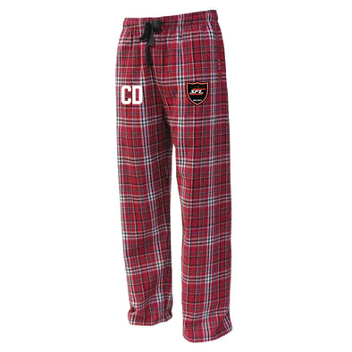 SFL FAN Pennant Flannel Lifestyle Pajama Pant Red
