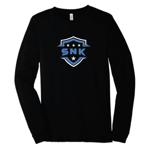 SNK - Dyanmic Fan Long Sleeve Triblend T-Shirt in Black - Youth/Adult