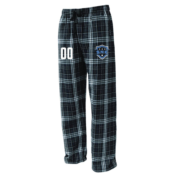 SNK Flannel Plaid Pajama Pant Black/White