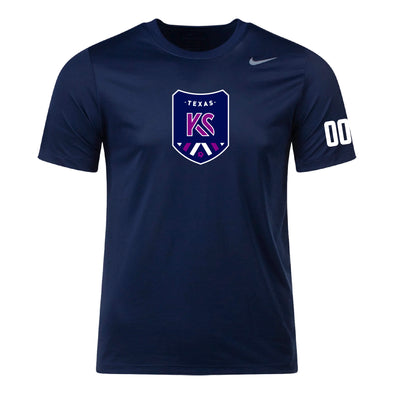 Kaptiva Sports Academy TX FAN Nike Legend Short Sleeve Shirt Navy