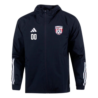 Soccer Stars United Wichita adidas Tiro 23 All Weather Jacket Black