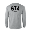 STA Gildan LS Lifestyle T-Shirt Grey