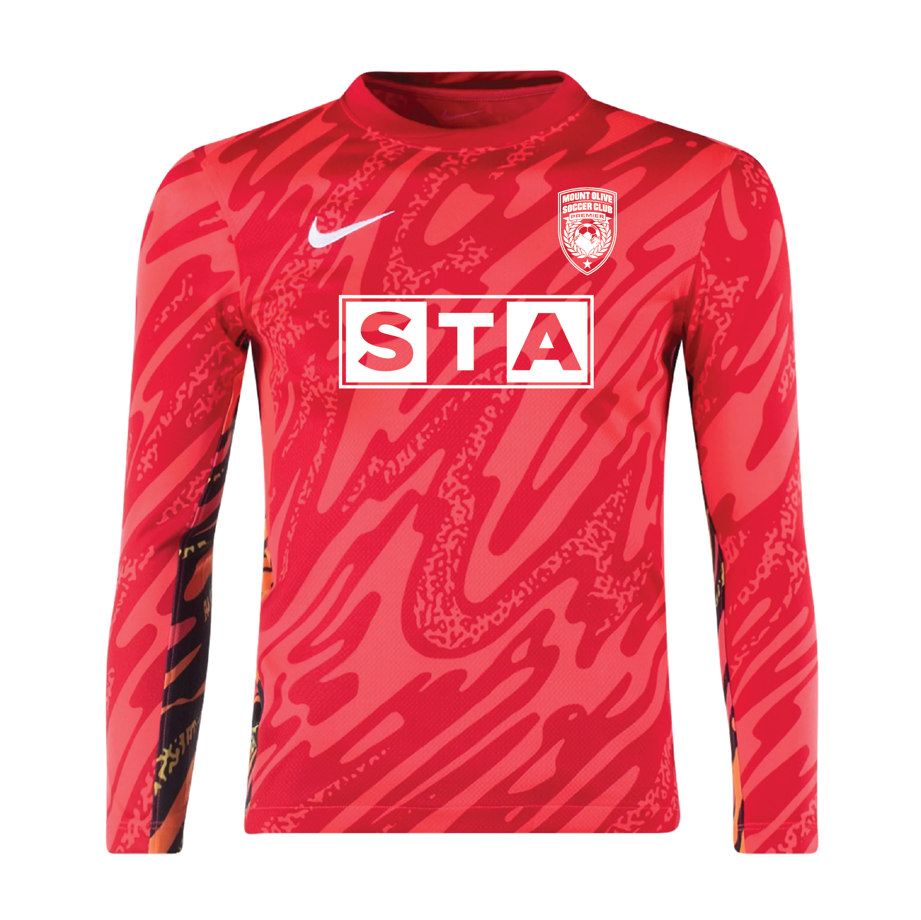 STA Mount Olive Premier Nike Gardien V Goalkeeper Jersey Red Soccer Zone USA