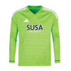 SUSA adidas Tiro 23 Long Sleeve Goalkeeper Jersey Green