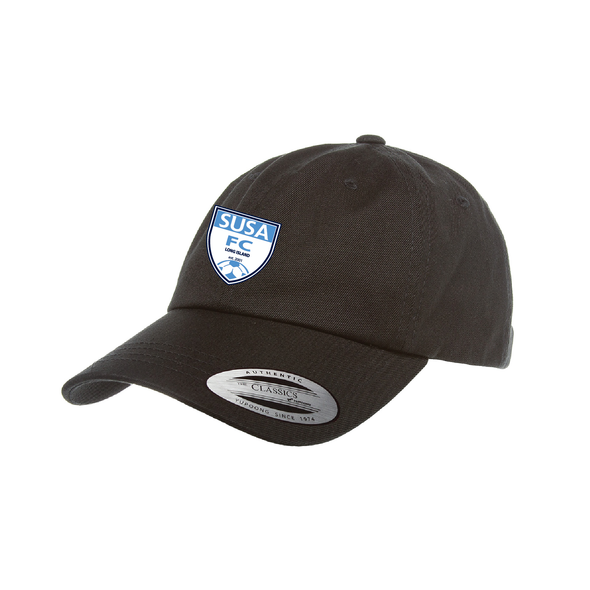 SUSA Yupoong Cotton Twill Dad Cap Black