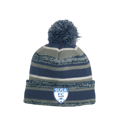 SUSA New Era Sideline Bobble Beanie Navy