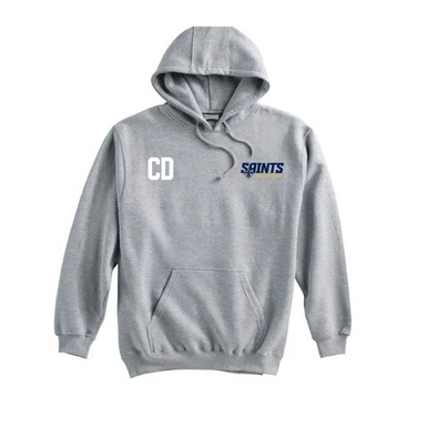 Saints Pennant Super 10 Hoodie Grey