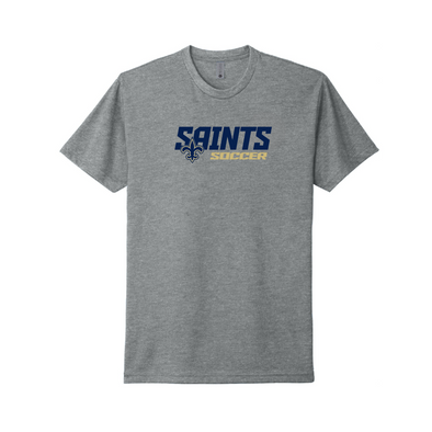 Saints Bella+Canvas Short Sleeve Grey Triblend (Copy)