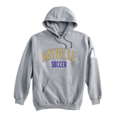 Sayville HS Pennant Super 10 Hoodie Grey