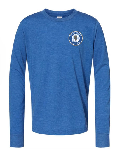 FCCI Bella + Canvas Long Sleeve Triblend T-Shirt Royal.