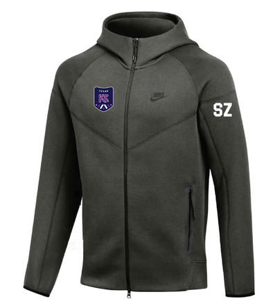 Kaptiva Sports Academy TX Nike Tech Fleece FZ Windrunner Anthracite