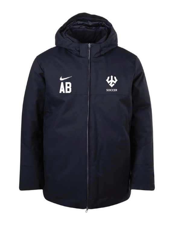 Washington & Lee Nike Down Fill Parka Jacket Black