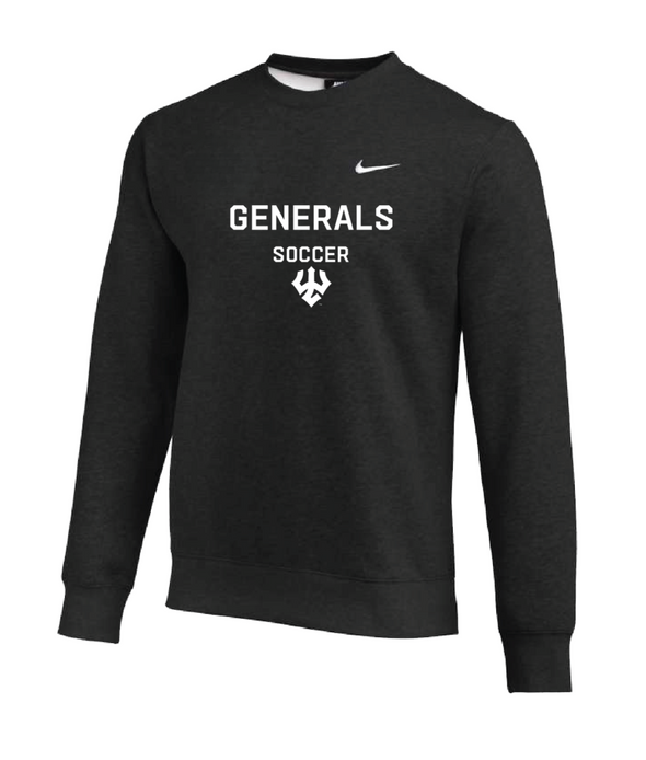 Washington & Lee Nike Team Club Fleece Sweatshirt -Black
