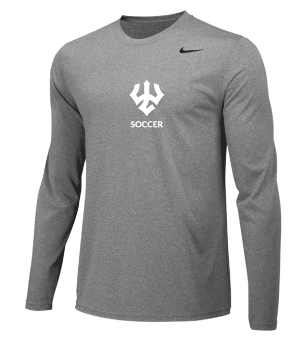 Washington & Lee Nike Legend LS Shirt Grey