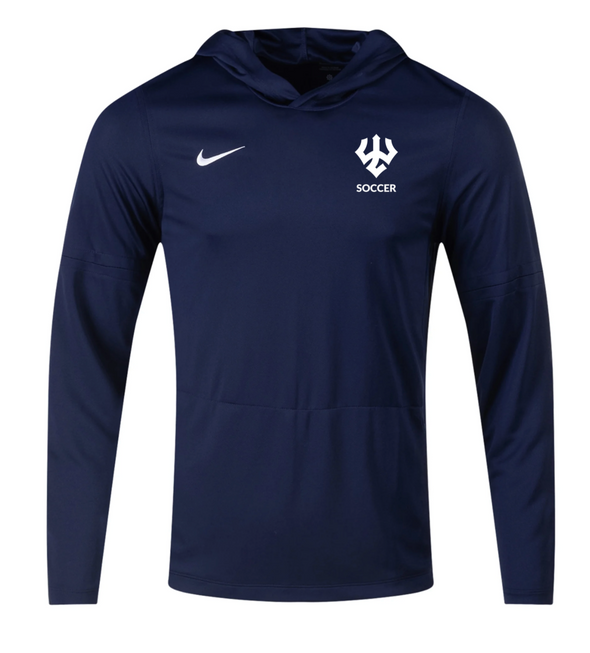 Washington & Lee Nike Lightweight Long-Sleeve Hoodie Navy