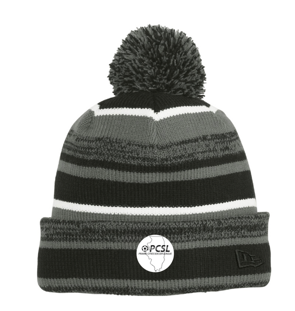 PCSL New Era Sideline Bobble Beanie Black