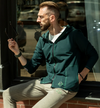 CIU PITCH Performance Tribuna Full Zip Hoodie Dark Green (high quality/athleisure)