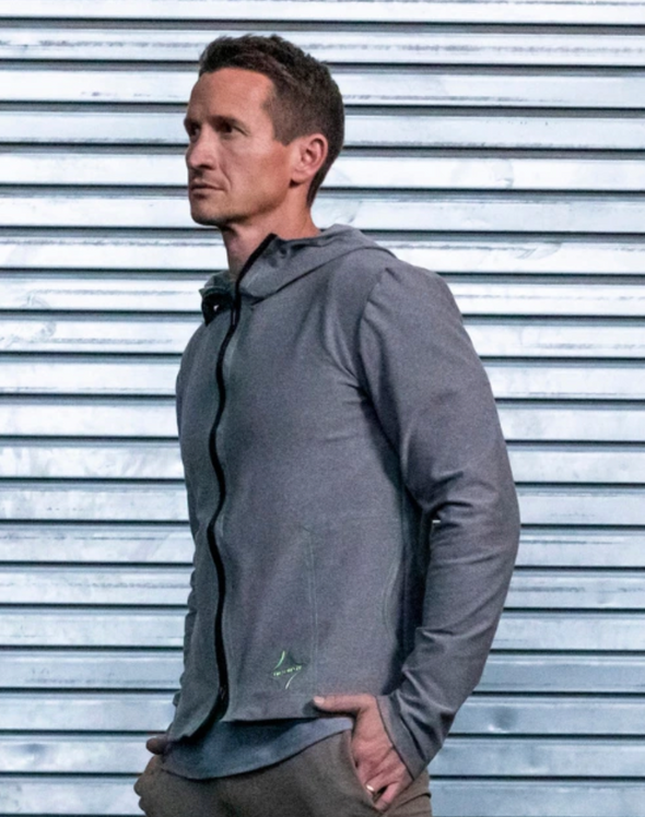 CIU PITCH Performance Tribuna Full Zip Hoodie Light Grey (high quality/athleisure)