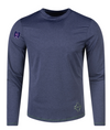 Kaptiva PITCH Performance Rabona Long Sleeve Crew Neck Navy (high quality/athleisure)
