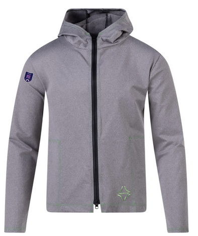 Kaptiva PITCH Performance Tribuna Full Zip Hoodie Light Grey (high quality/athleisure)