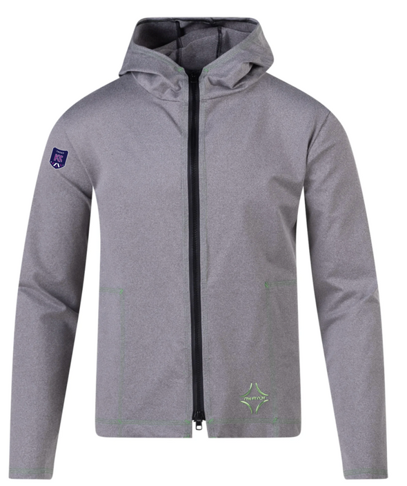 Kaptiva PITCH Performance Tribuna Full Zip Hoodie Light Grey (high quality/athleisure)