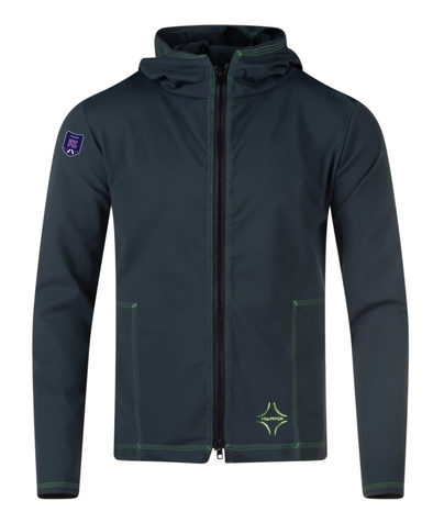 Kaptiva PITCH Performance Tribuna Full Zip Hoodie Dark Green (high quality/athleisure)