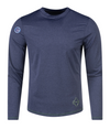 Pasadena PITCH Performance Rabona Long Sleeve Crew Neck Navy (high quality/athleisure)
