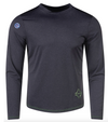 Pasadena PITCH Performance Rabona Long Sleeve Crew Neck Dark Grey (high quality/athleisure)