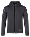 Pasadena PITCH Performance Tribuna Full Zip Hoodie Dark Grey (high quality/athleisure)