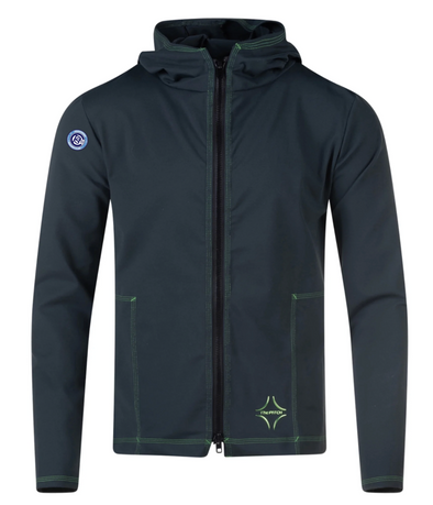 Pasadena PITCH Performance Tribuna Full Zip Hoodie Dark Green (high quality/athleisure)
