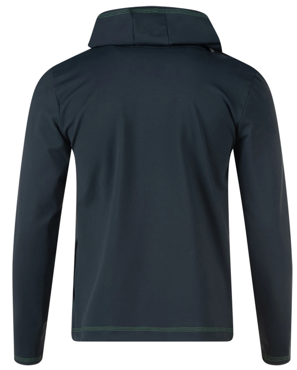 KOSA PITCH Performance Tribuna Full Zip Hoodie Dark Green (high quality/athleisure)