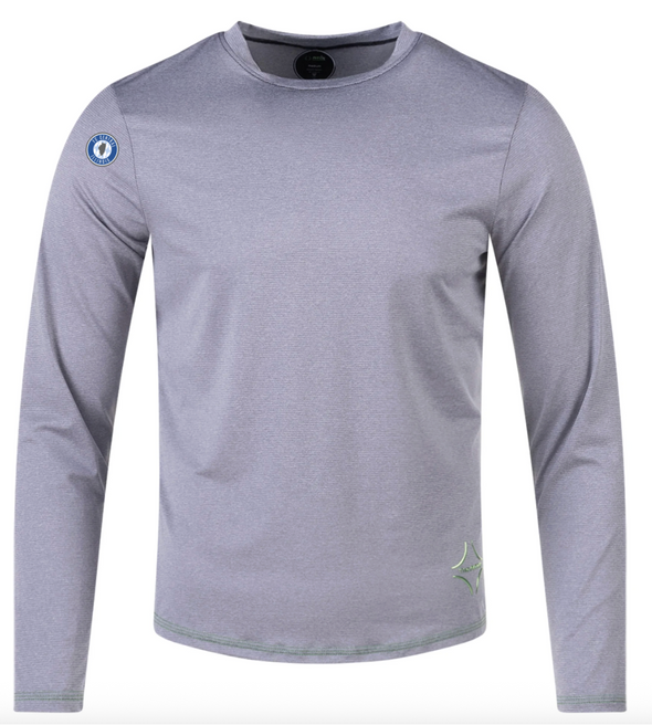 FCCI PITCH Performance Rabona Long Sleeve Crew Neck Light Grey (high quality/athleisure)