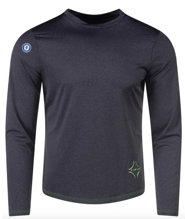 FCCI PITCH Performance Rabona Long Sleeve Crew Neck Dark Grey (high quality/athleisure)
