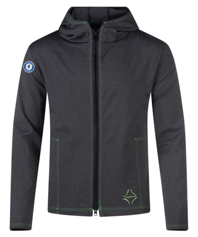FCCI PITCH Performance Tribuna Full Zip Hoodie Dark Grey (high quality/athleisure)