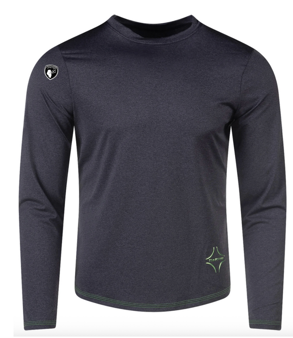 CIU PITCH Performance Rabona Long Sleeve Crew Neck Dark Grey (high quality/athleisure)