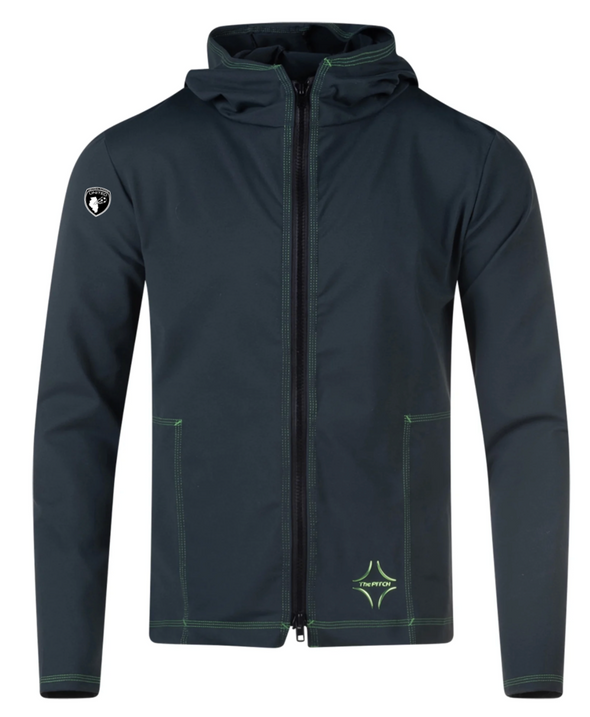 CIU PITCH Performance Tribuna Full Zip Hoodie Dark Green (high quality/athleisure)