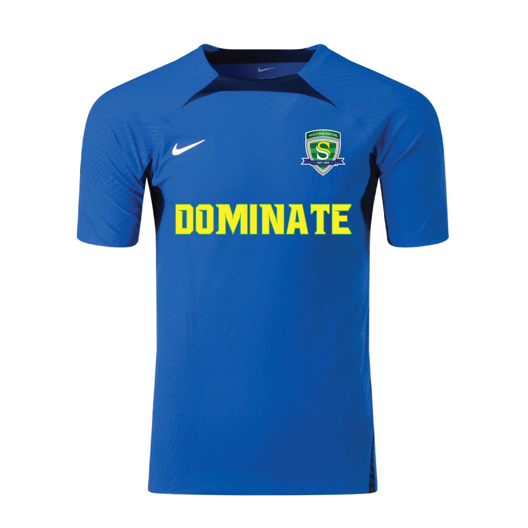Soccer Sense Dominate Nike Vapor IV Jersey Royal – Soccer Zone USA