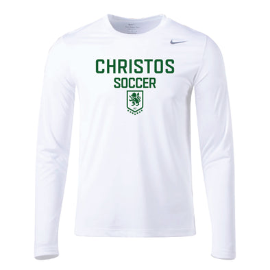 Christos FC Soccer Nike Legend Long Sleeve Shirt White