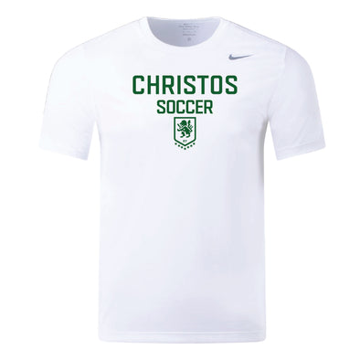 Christos FC Soccer Nike Legend SS Shirt White