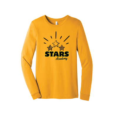 STARS Bella Canvas LS Tee Gold