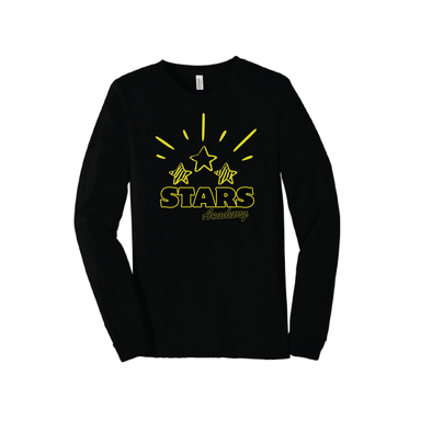 STARS Bella Canvas LS Tee Black