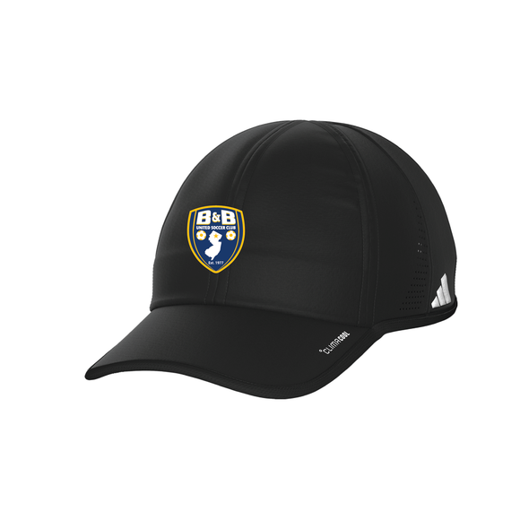 B & B United Soccer Club FAN adidas Superlite Cap-Black