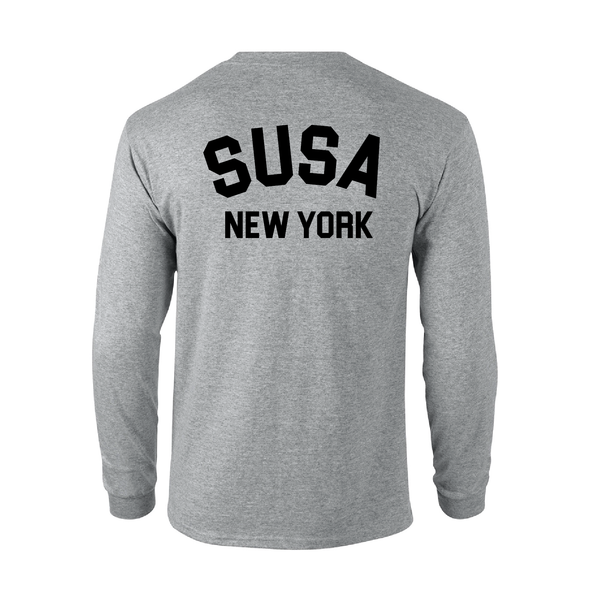 SUSA Gildan LS Lifestyle T-Shirt Grey