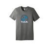 T.I.E.S. Bella + Canvas Short Sleeve Triblend T-Shirt Grey
