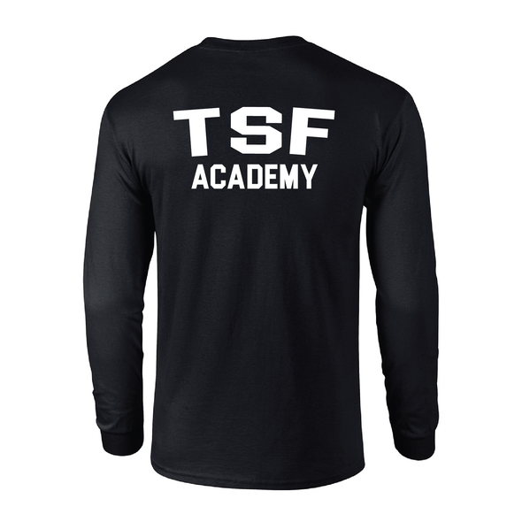 TSF Gildan LS Lifestyle T-Shirt Black