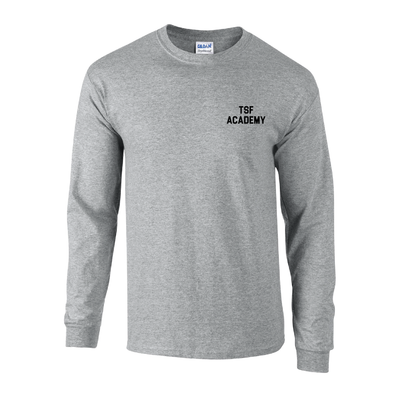 TSF FAN Gildan LS Lifestyle T-Shirt Grey