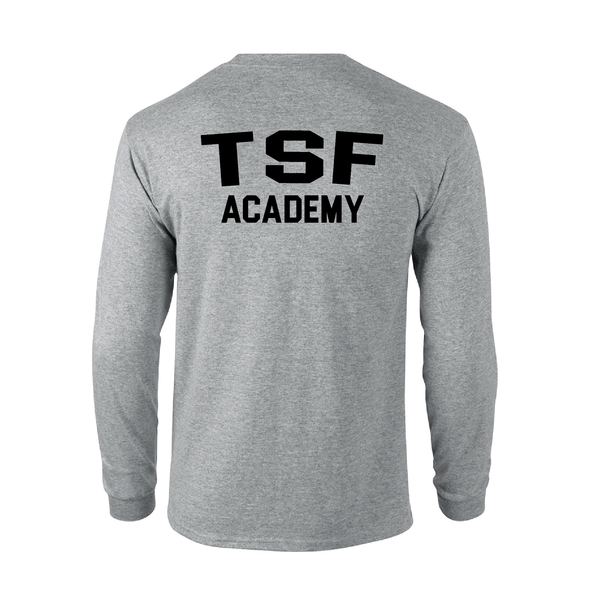 TSF Gildan LS Lifestyle T-Shirt Grey