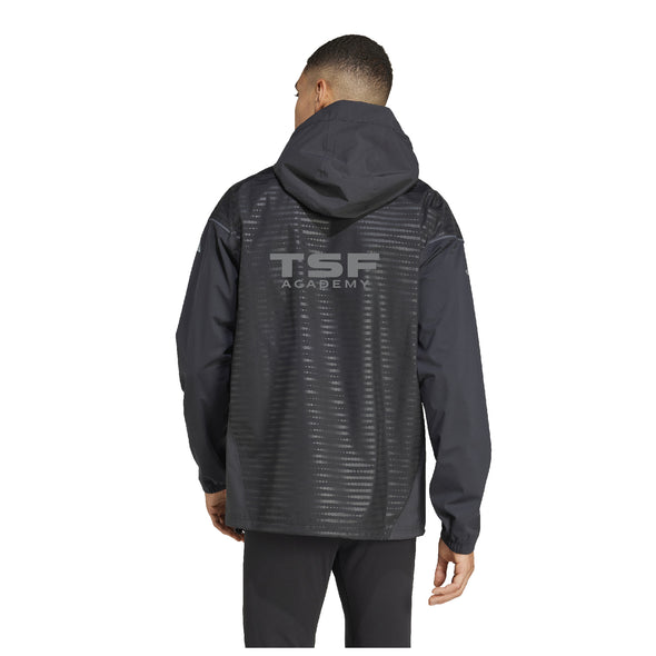 TSF Academy Coach adidas Tiro 25 Pro Rain Top Black