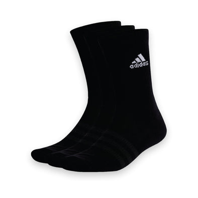 TSF Academy Coach adidas Cushion 3.0 Crew Socks Black - 3 Pack
