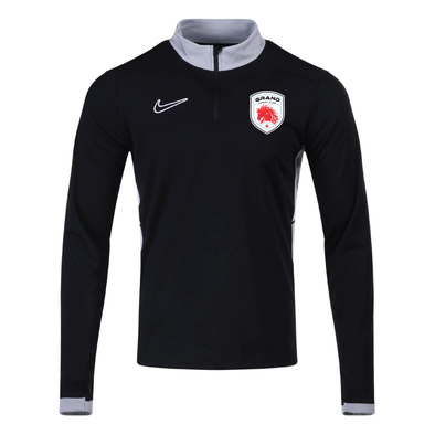 Grand FC Mustangs Nike Academy 25 Drill Top Black/Grey